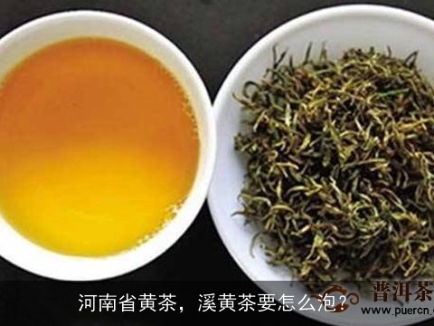 河南省黄茶，溪黄茶要怎么泡？